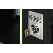 DIGITUS - Netzwerk-/Serverschrank Wandgehäuse Unique Serie DN-19 12U-6/6-SW 600x600mm (BxT)