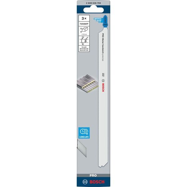 Bosch - Stichsägeblatt PRO Metal Sandwich 2608636793 T1018AFP