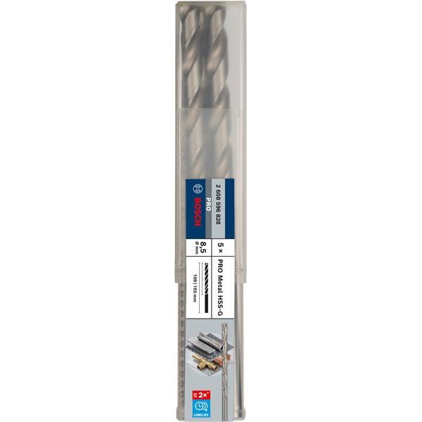 Bosch - Bohrer PRO Metal HSS-G 2608596828 Spiralbohrer 8,5 x