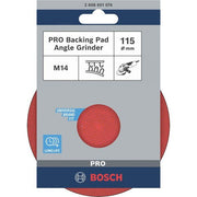 Bosch - Stützteller für Schleifwerkzeug PRO Stützteller, 115 mm, 2608601076 M14, Klettverschluss