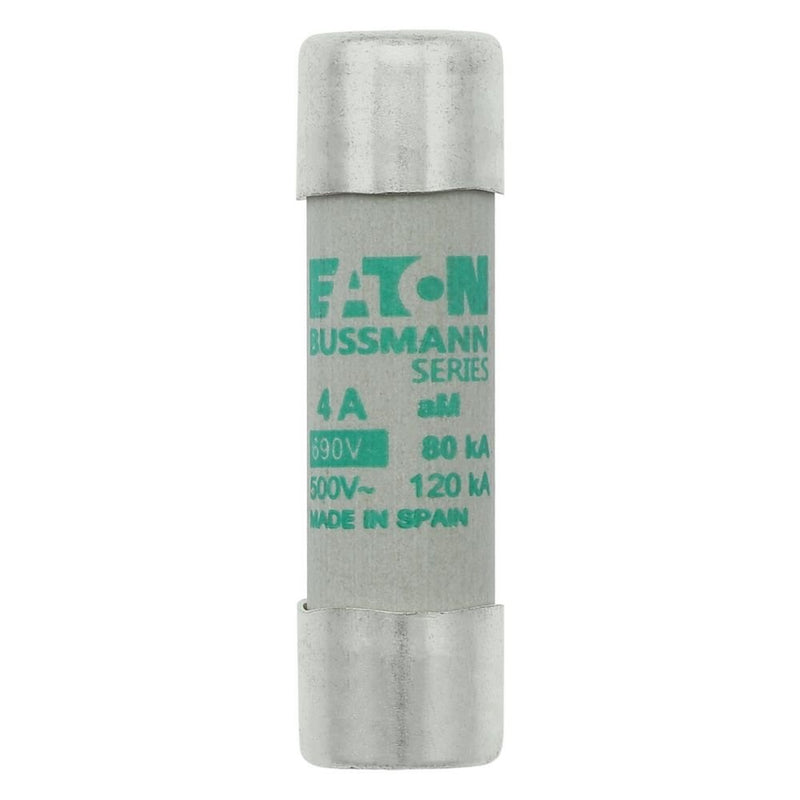 Eaton - Zylindrische Sicherung Sicherungseinsatz Nieders. CYLINDRICA#C14M4 4A AC 690V 80kA − 10 Stück
