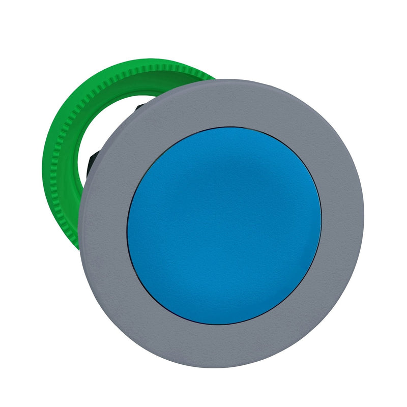 Schneider Electric - Frontelement für Drucktaster Drucktaster, Front ZB5FA66C0 blau, rot 30mm, grau