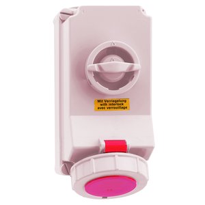 Bals Elektrotech - CEE-Steckdose abschaltbar, abgesichert (IEC 60309) CEE-Steckdose 160182 16A,5p,400V,6H,IP67