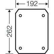 Hensel - Montageplatte für Verteilergehäuse Isolierstoff-Montageplatte EB MP 35 4mm stark