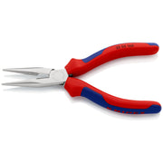 Knipex - Flachzange Flachrundzange 25 05 160 mit Schneide, 160mm