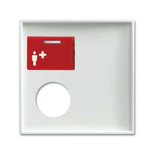 Busch-Jaeger - Zentralelement Klinikinstallation Zentralscheibe alpinws 2548-071 E-914 Licht-Ton-Rufsysteme − 1 Stück by Busc
