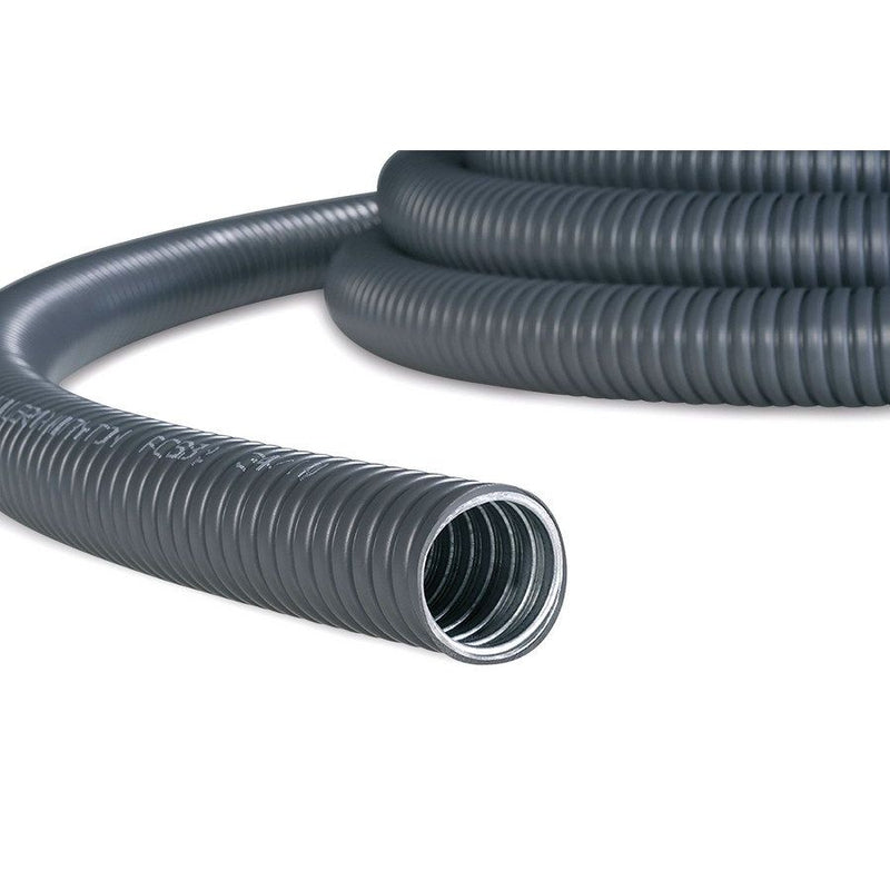 HellermannTyton - Metall-Schutzschlauch Schutzschlauch PCS20 sw − 25 Meter