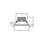 Brumberg Leuchten - Downlight/Strahler/Flutlicht LED-Einbaudownlight 230 V 39376073