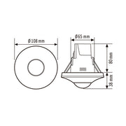 ESYLUX - Bussystem-Bewegungsmelder Decken-Präsenzmelder PD-C 360 #EP10428456