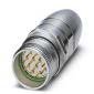 Phoenix Contact - Rundsteckverbinder, feldkonfektionierbar (Industriesteckverbinder) Kupplungssteckverbinder RC-12P1N1290EM