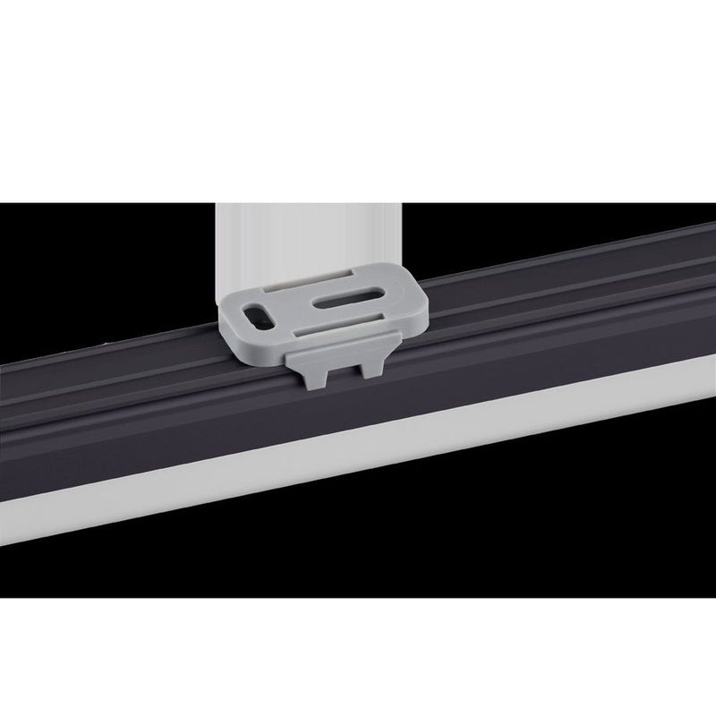 Radium Lampenwerk - Zubehör/Ersatzteile für Lichtschlauch/-band Montageclip ZTPA4433 schwarz − 10 Stück
