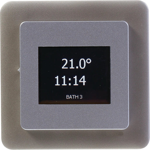 Chemelex - Zubehör/Ersatzteile für Installationsschalterprogramme Wechselrahmen RSENZ-ACC-METALFRONT für Thermostat − 5 Stück