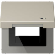 Jung - Abdeckrahmen Klappdeckel ES 2990 KL USB Symbol USB-Ladegerät