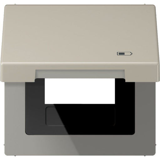 Jung - Abdeckrahmen Klappdeckel ES 2990 KL USB Symbol USB-Ladegerät
