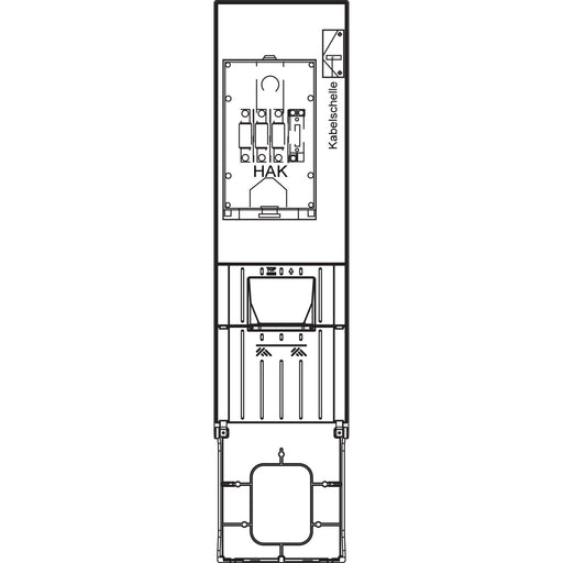 Elsta Mosdorfer - Anschlussschrank Hausanschlusssäule 306 HS306DSHAK#10051193