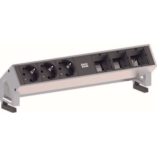 Bachmann - Mehrfachsteckdose Steckdoseneinheit 902.402 3xSchutzk.3xABD