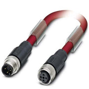 Phoenix Contact - Patchkabel Kupfer Industrie Bussystem-Kabel SAC-4P-M12MS#1558425 − 50 Stück