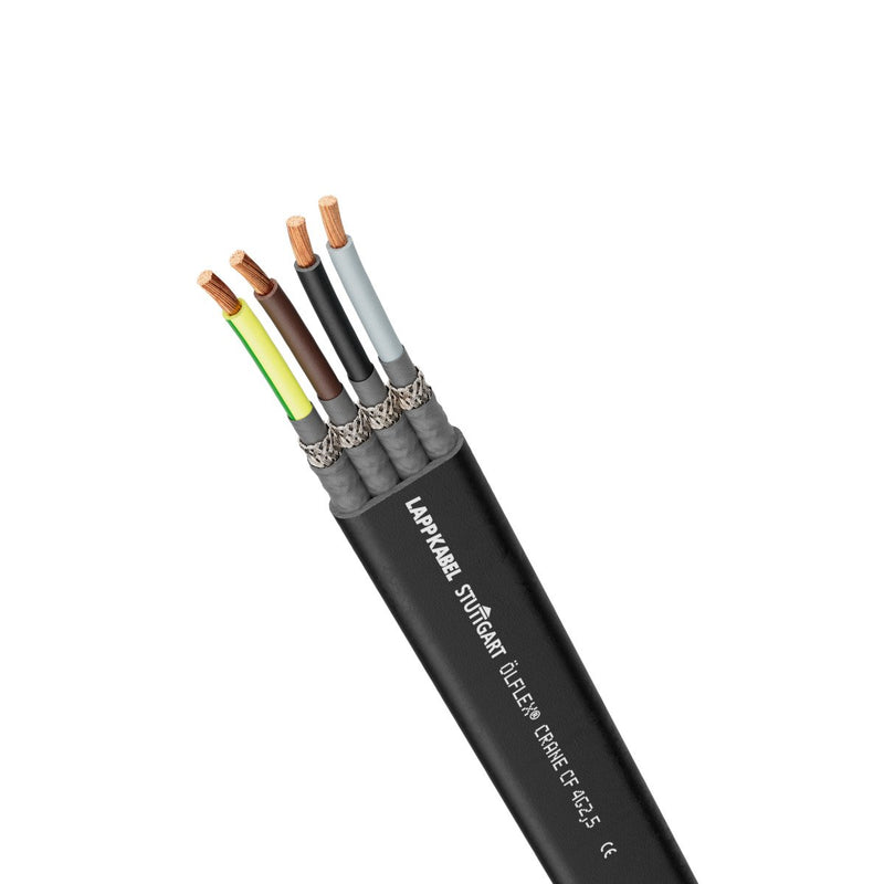 Lapp Kabel&Leitung - Energiekabel < 1 kV, für ortsveränderlichen Einsatz ÖLFLEX CRANE CF 4G2,5 0041078/1000 − 1000 Meter