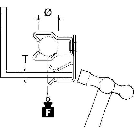 Niedax - Befestigungsklammer EKLIPS-Rohrbf. AH814-JM1825R − 25 Stück