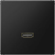 Jung - Multifunktions-Anschlussdose Multimedia-Anschlusssystem MA LS 1112 SWM graphitschwarz matt