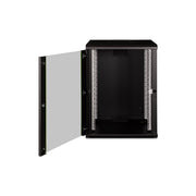 DIGITUS - Netzwerk-/Serverschrank Wandgehäuse Unique Serie DN-19 16U-6/6-SW 600x600mm (BxT)