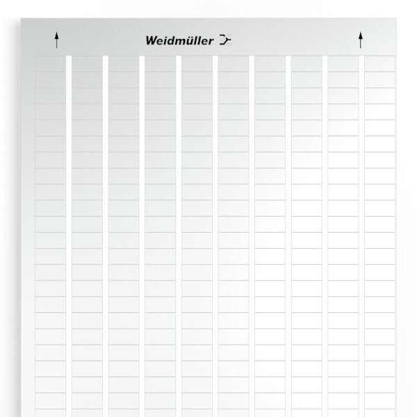 Weidmüller - Kennzeichnungsmaterial Gerätemarkierer LM MT300 17X9 SI − 10 Stück
