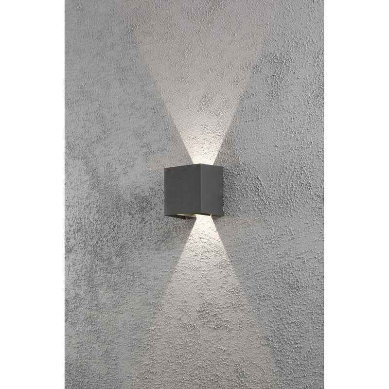 Gnosjö Konstsmide AL - Decken-/Wandleuchte LED-Wandleuchte 7959-370 anthrazit
