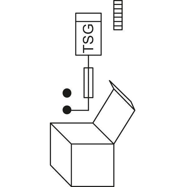 Elsta Mosdorfer - Komponente für den Ausbau (Schaltschrank) Set Absicherung LS 9409230.1 Schalter 10A 1p 25kA