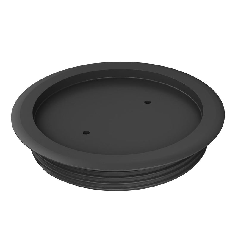 OBO Bettermann Vertr - Abdeckplatte für Einbaueinheiten Blindabdeckung BABN80 9011 graphitschwarz