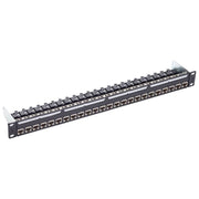 Reichle&De-Massari - Patchpanel Kupfer Rangierfeld 19" 1HE 813487 24xRJ45/s Cat.6A sw