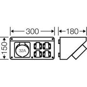 Hensel - Pultsystem Mi Connection Box Mi CB 17 32A,5p,400V,6h