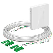 Kaiser - Kommunikationsanschlussdose LWL Teilnehmeranschluss 20m 4252051 Gf-TA E3S Connect AP