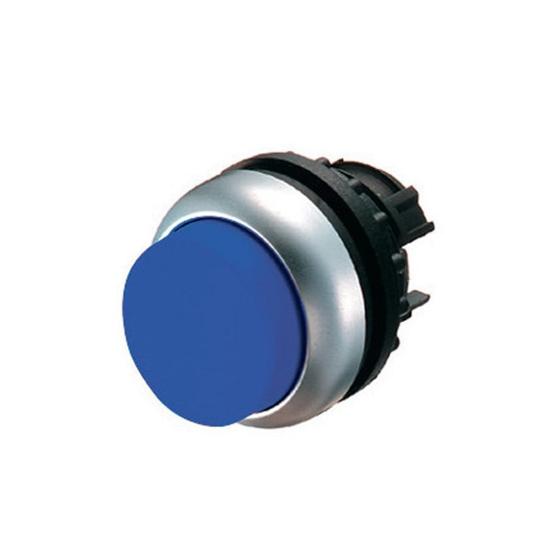 Eaton - Frontelement für Drucktaster Leuchtdrucktaste M22-DRLH-B hoch,blau,blanko − 5 Stück
