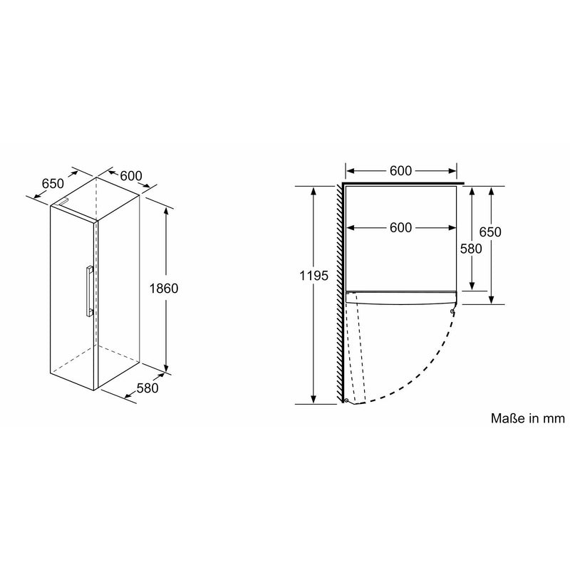 Bosch - Kühlschrank Kühlgerät KSV36VWEP Serie4