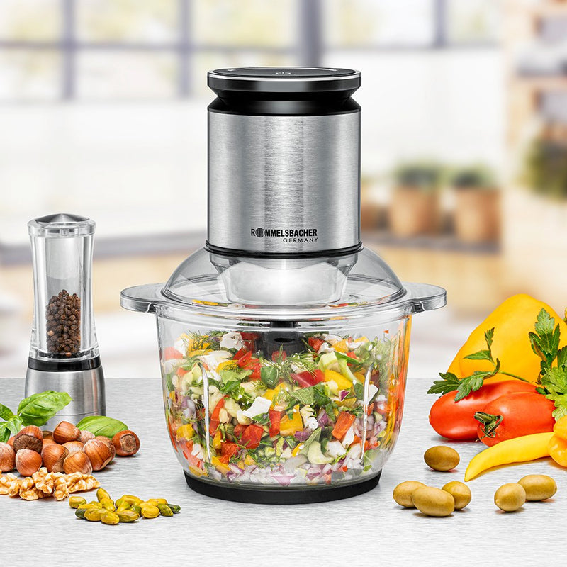 Rommelsbacher - Zerkleinerer Multi Zerkleinerer MZ 600 600W, 2l Glas