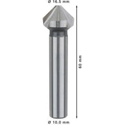 Bosch - Versenkbohrer PRO Soft Metal HSS 2608597508 Kegelsenker 16,5 x