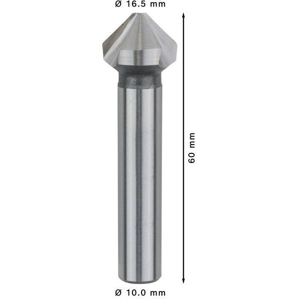 Bosch - Versenkbohrer PRO Soft Metal HSS 2608597508 Kegelsenker 16,5 x