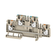 Weidmüller - Durchgangs-Reihenklemme Mehrstock-Reihenklemme A2T 4 N-FT PUSH IN, 4 mm² − 50 Stück