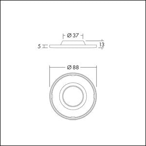 THORNeco - Mechanisches Zubehör/Ersatzteile für Leuchten Metallverkleidung TECO SYLVIE TRIM NIC