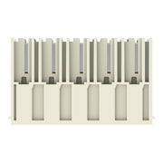 WAGO - Leiterplattensteckverbinder THT-Stiftleiste Lötstift 832-3625 1,2x1,2,abgew.,lgr − 20 Stück