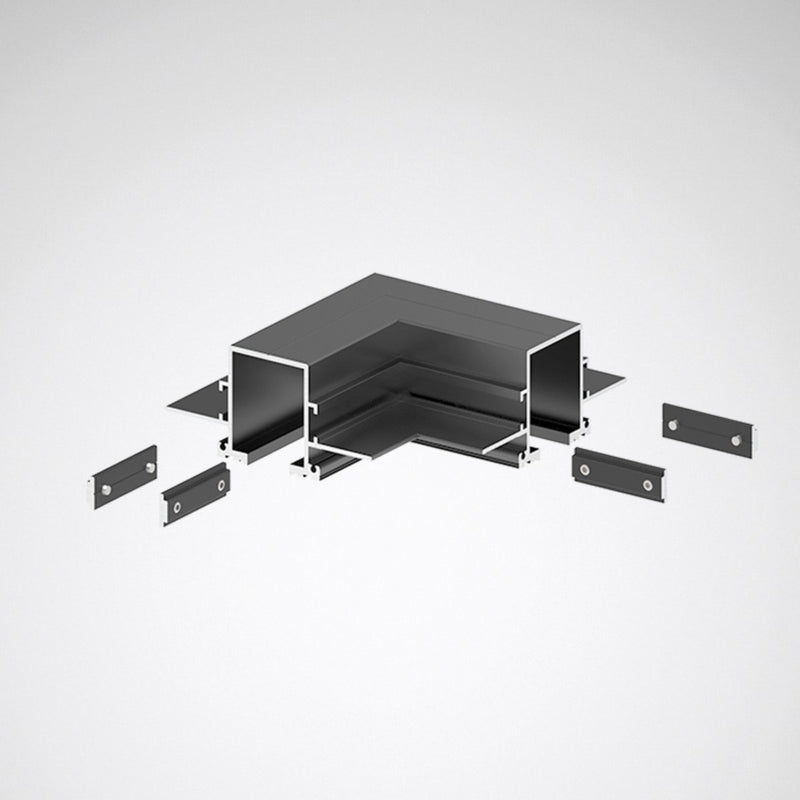 Trilux - Mechanisches Zubehör/Ersatzteile für Leuchten Vertbinderset Rail L-Ver- #8898200 schwarz