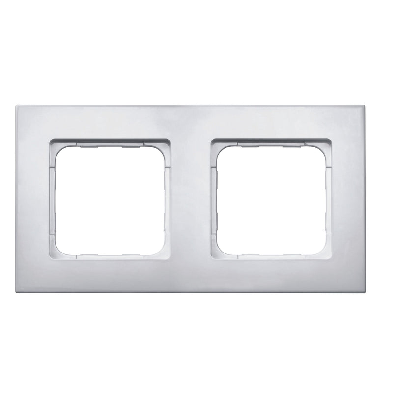 Somfy - Abdeckrahmen Zweifachrahmen 9015238 Smoove Pure weiß