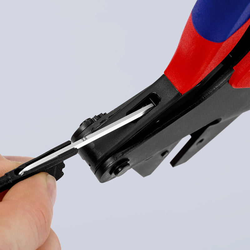 Knipex - Presswerkzeug Kabelschuhe/Verbinder, Aderendhülsen, Schirmanschluss Crimp-Systemzange 97 43 200 200mm
