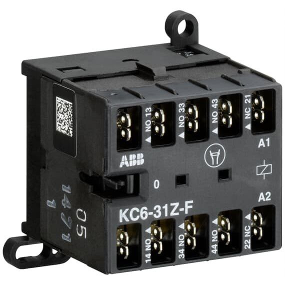 ABB Stotz S&J - Hilfsschütz, Relais Kleinhilfsschütz KC6-31Z-F-05 220-240V DC