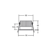 Brumberg Leuchten - Downlight/Strahler/Flutlicht LED-Einbaudownlight 230V 12650173DW