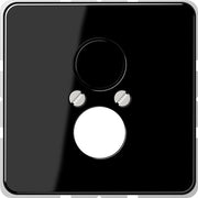 Jung - Einsatz/Abdeckung für Kommunikationstechnik Abdeckung sw CD 562 SW für 2 Kleinst.Dosen