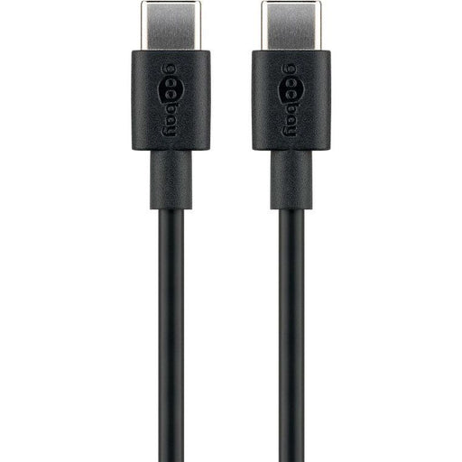 Goobay - Zubehör/Ersatzteile für Batterie/Akku/Ladegerät Sync/Ladekabel 66318 1m,USB-C,sw