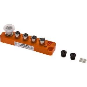 Ipf Electronic - Passiver Sensor-/Aktor-Verteiler (ohne Leitung) Verteiler, 24x90x21mm, 4x VK991436 M8 3polig M12 8polig