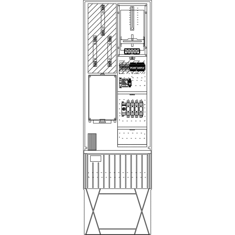 Elsta Mosdorfer - Zähler-Komplettschrank Wandlerschrank Freiluft WS341.N5.THS01 WS A340 N5