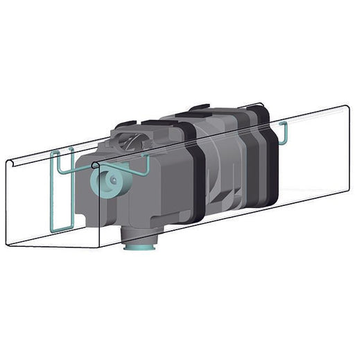 Somfy - Zubehör/Ersatzteile für Tor-/Rollladenantriebe J4-Halteklammer innenlieg. 9014216 57x51mm − 1 Stück